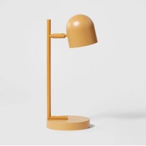 PILLOWFORT NWOT desk lamp with integrated lightbulb -yellow